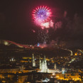 Fuegos del Apostol en Compostela