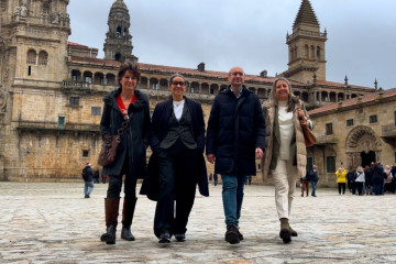 Gonzalo Muíños, Mercedes Rosón, Mila Castro y Marta Álvarez