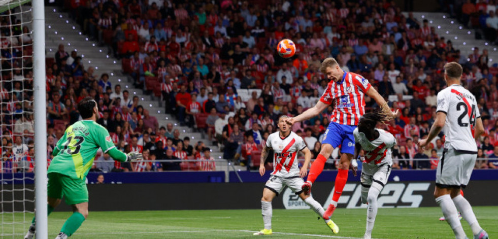 El Atlético de Madrid golea al Rayo Vallecano  en el Metropolitano (3-0)