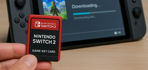 Nintendo Switch 2 estrena Game-Key Cards: cartuchos rojos sin datos que solo desbloquean la descarga completa del juego