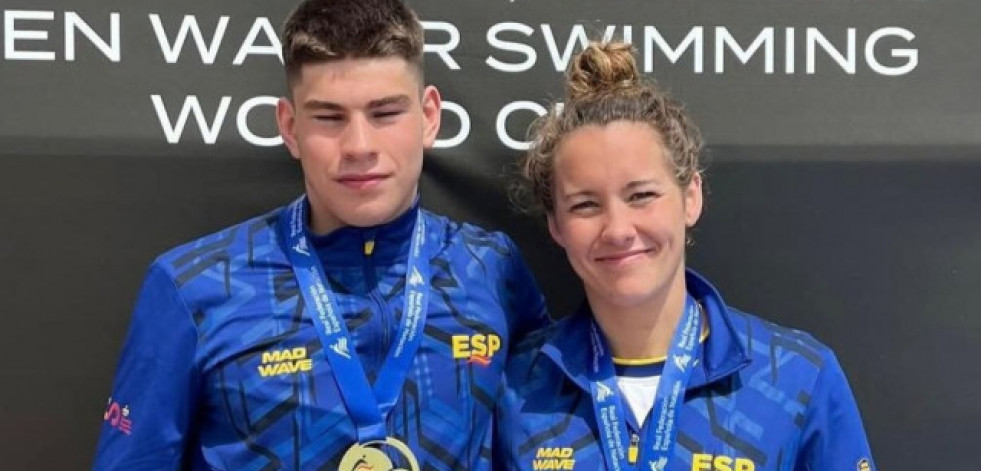 Mateo García, campeón de España de aguas abiertas y decimosexto en la Copa del Mundo