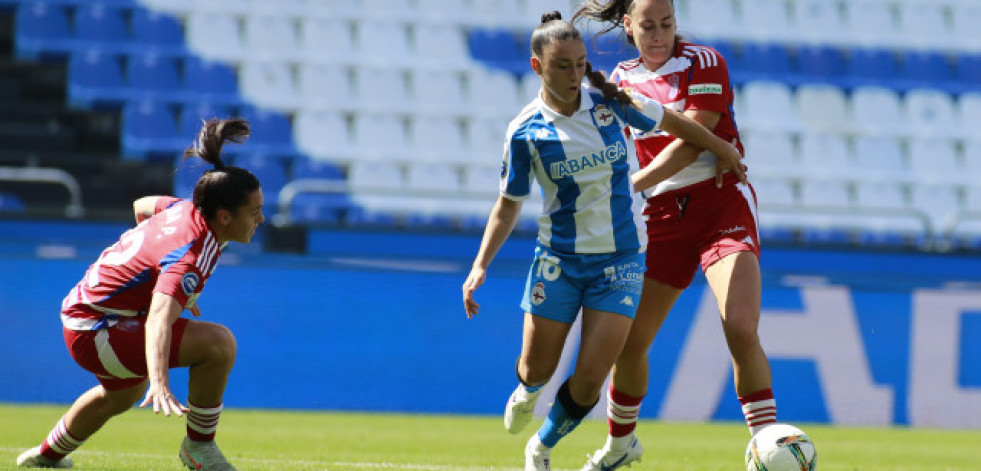 Tres minutos del Granada acaban con el Dépor femenino (1-2)