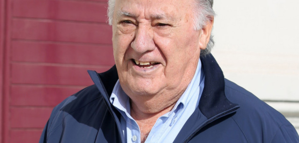 Amancio Ortega cobrará 1.552 millones de euros con el primer dividendo del año de Inditex