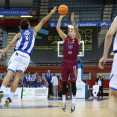 Imagen del ultimo encuentro entre Obradoiro y Gipuzkoa