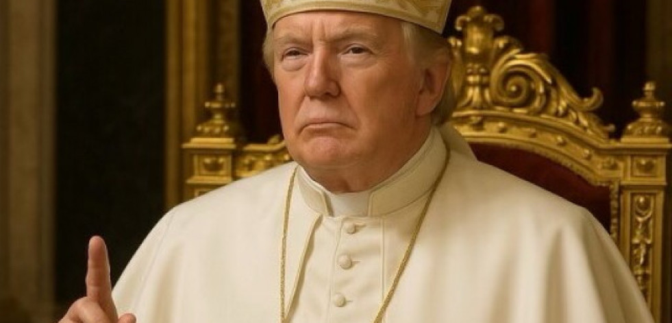Trump publica una imagen disfrazado de papa tras bromear con asumir el cargo tras la muerte de Francisco