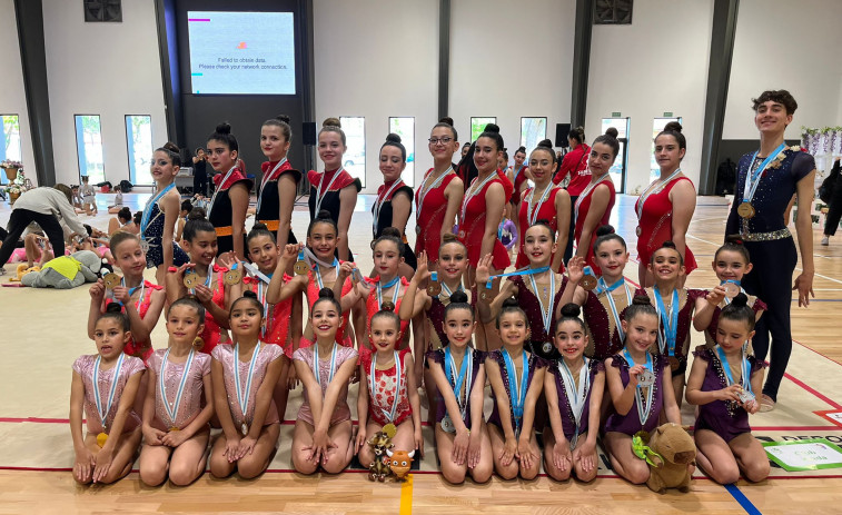 El Club Viravolta de Santiago brilla en Sanxenxo y Moaña con cinco medallas