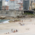 A Coruña en abril, calor  y aguas mil