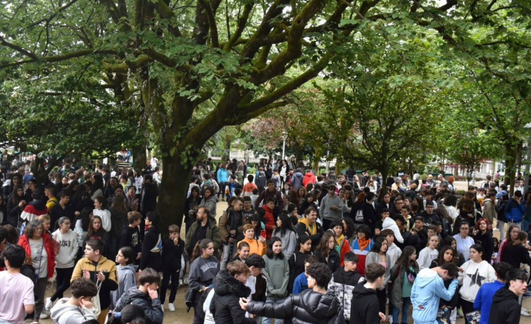 A festa do galego toma Compostela: máis de 1.400 escolares participarán no Correlingua 2025 este xoves