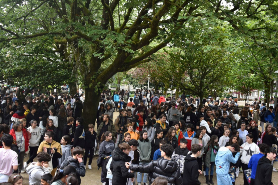 A festa do galego toma Compostela: máis de 1.400 escolares participarán no Correlingua 2025 este xoves