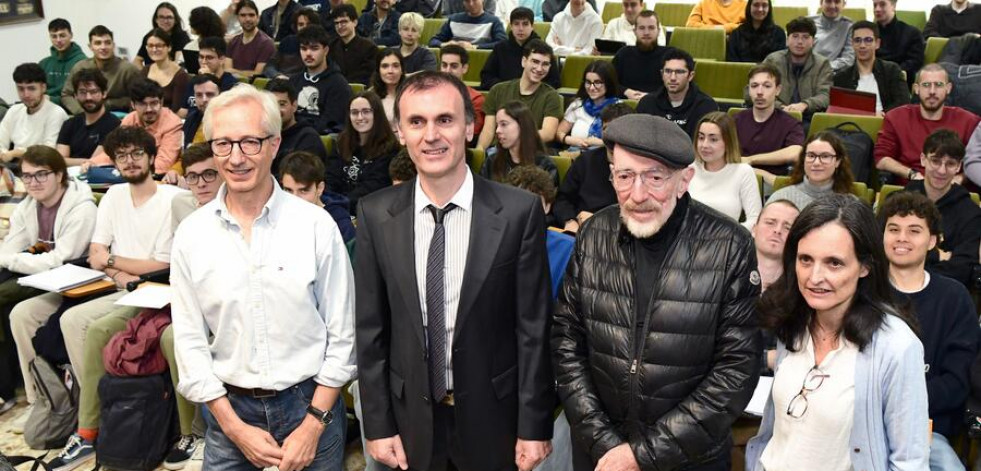 El Nobel de Física Kip Thorne imparte clase en la USC y acerca los secretos del universo a Compostela