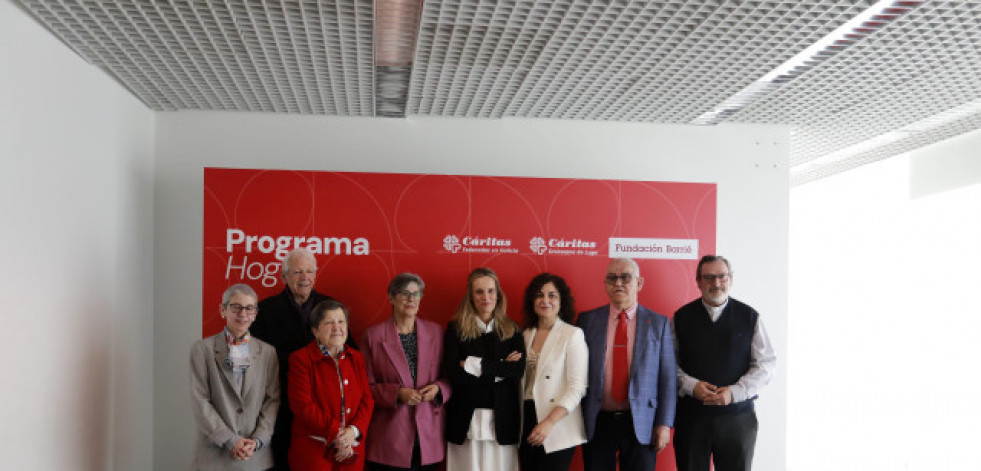 La Fundación Barrié y Cáritas colaboran en el Programa Hogar, que ayudará a las familias vulnerables de toda Galicia