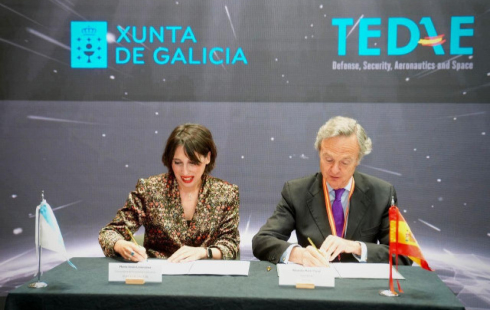 A Xunta asina un acordo coa Tedae para impulsar o sector da defensa