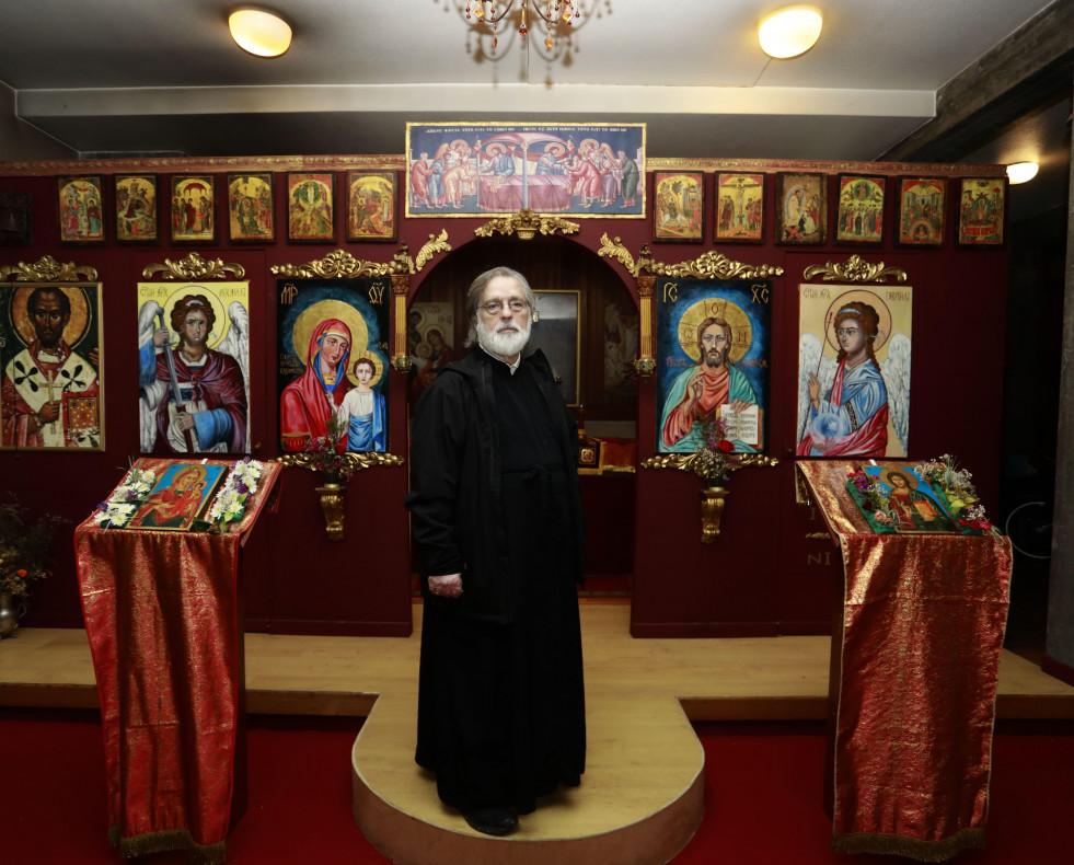 Padre Dámaso de la iglesia ortodoxa de A Coruña @ Patricia G. Fraga