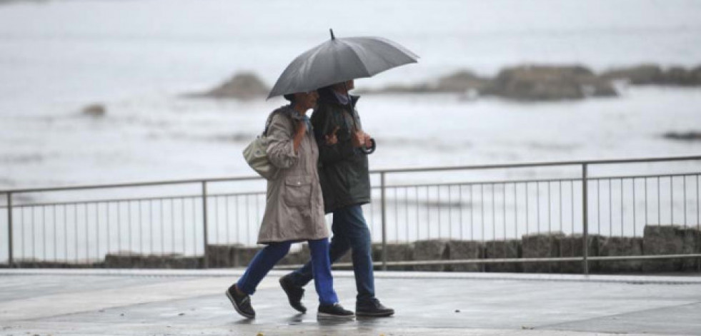 Cielos nublados, chubascos ocasionales y bajada de temperaturas en Galicia