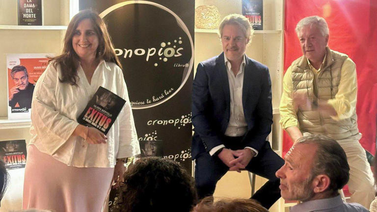 Ulises Bertolo, durante la presentacion de Exitus
