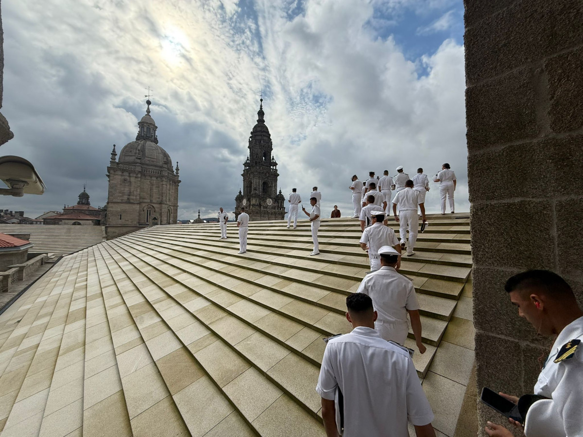 Los alumnos, en la cubierta