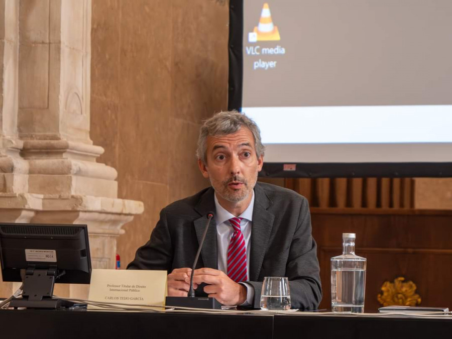 Carlos Teijo analiza en Santiago el papel de Europa en la gobernanza de los océanos