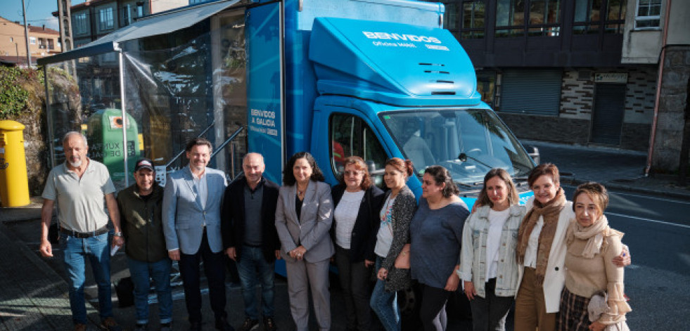 La oficina móvil de retorno ya ha recorrido la mitad de Galicia