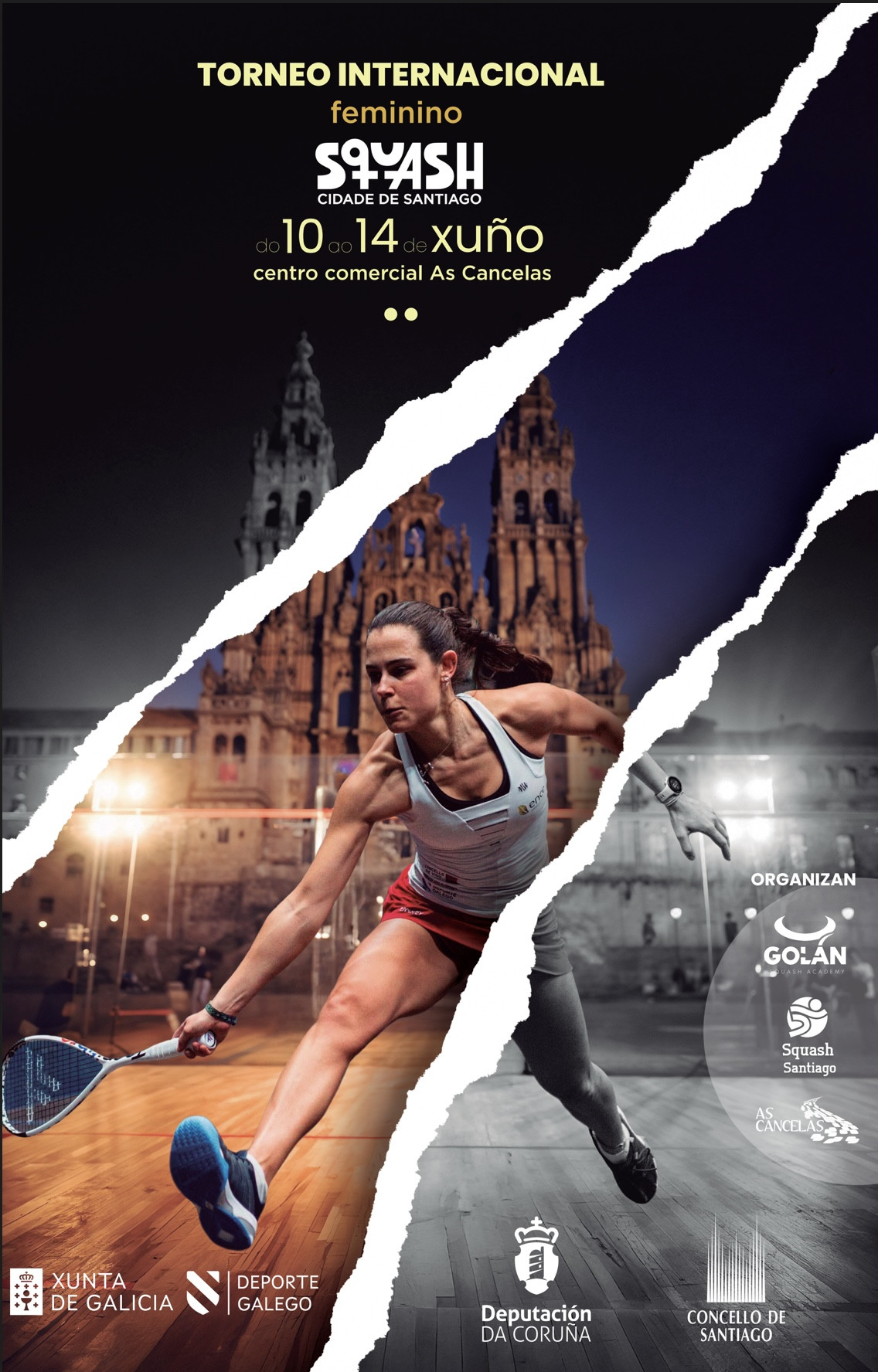 El C.C As Cancelas acoge el torneo internacional de squash femenino mu00e1s grande de Espau00f1a