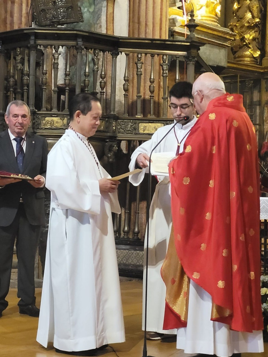 La Archicofradía del Apóstol incorpora 30 miembros procedentes de distintas partes del mundo