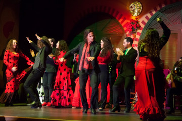 Imagen de archivo de un tablao flamenco