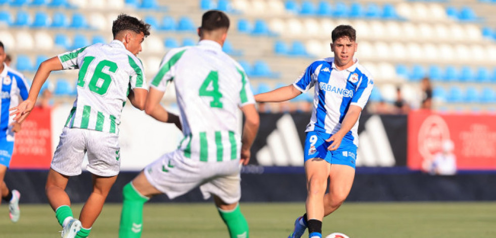 La ensoñación del Dépor Juvenil termina en pesadilla ante el ciclón Betis (2-6)