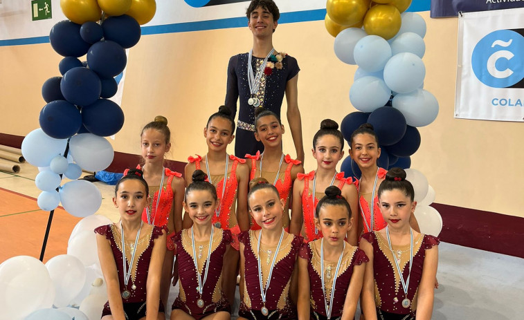 Pleno de medallas para el Club Viravolta Santiago en el Trofeo Ciudad de A Coruña