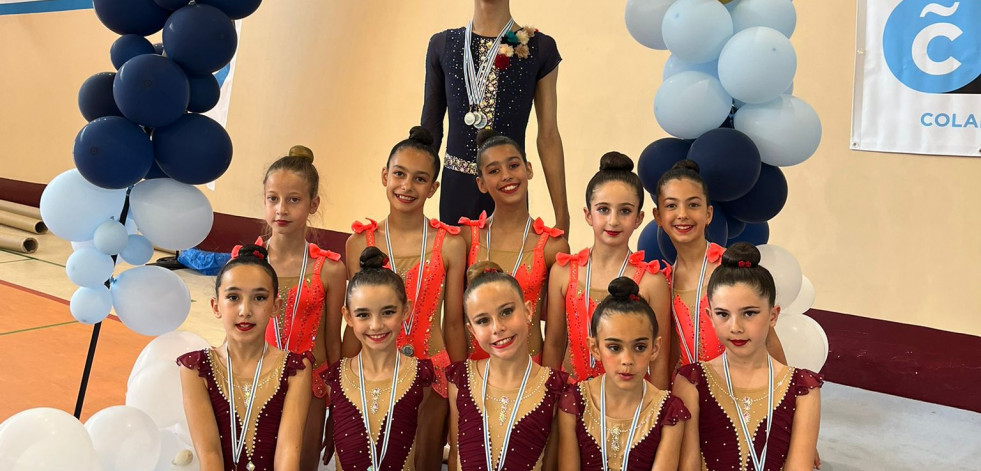 Pleno de medallas para el Club Viravolta Santiago en el Trofeo Ciudad de A Coruña