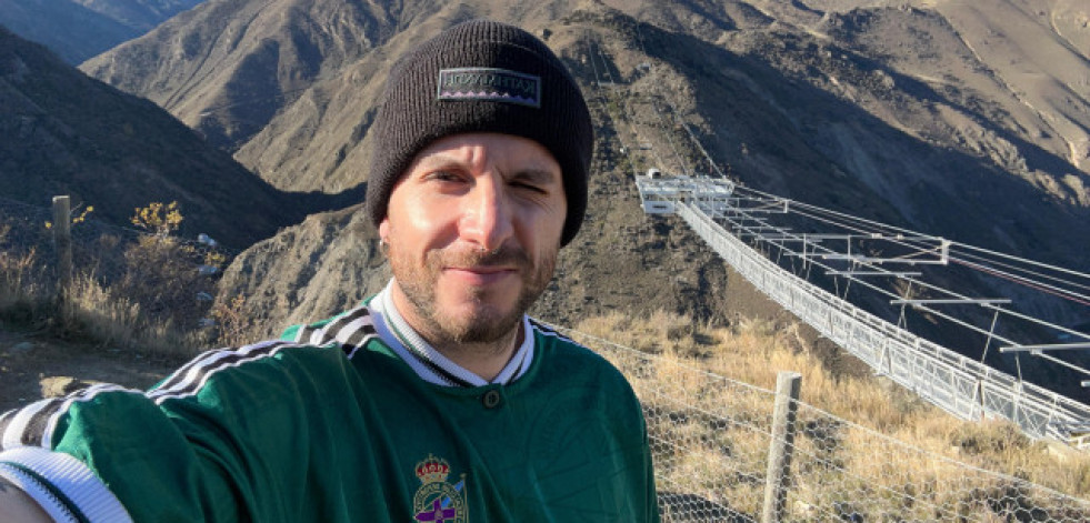 El salto al vacío de un deportivista desde la otra punta del mundo