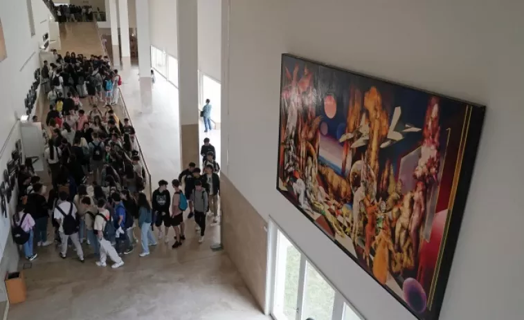 Santiago afronta la PAU con nervios y quejas por el cambio de modelo del examen