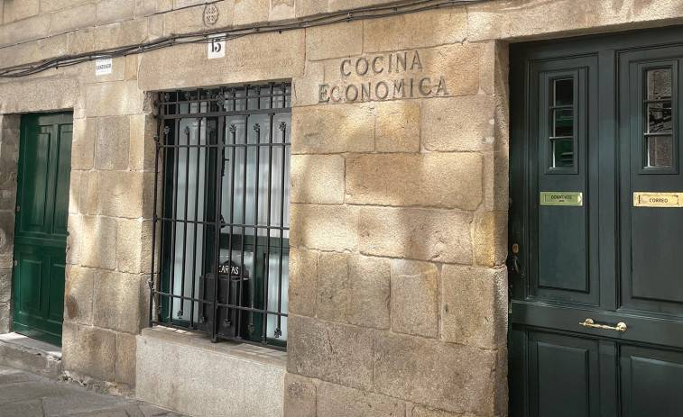El Concello de Santiago incrementa a 70.000 euros su aportación a la Cocina Económica