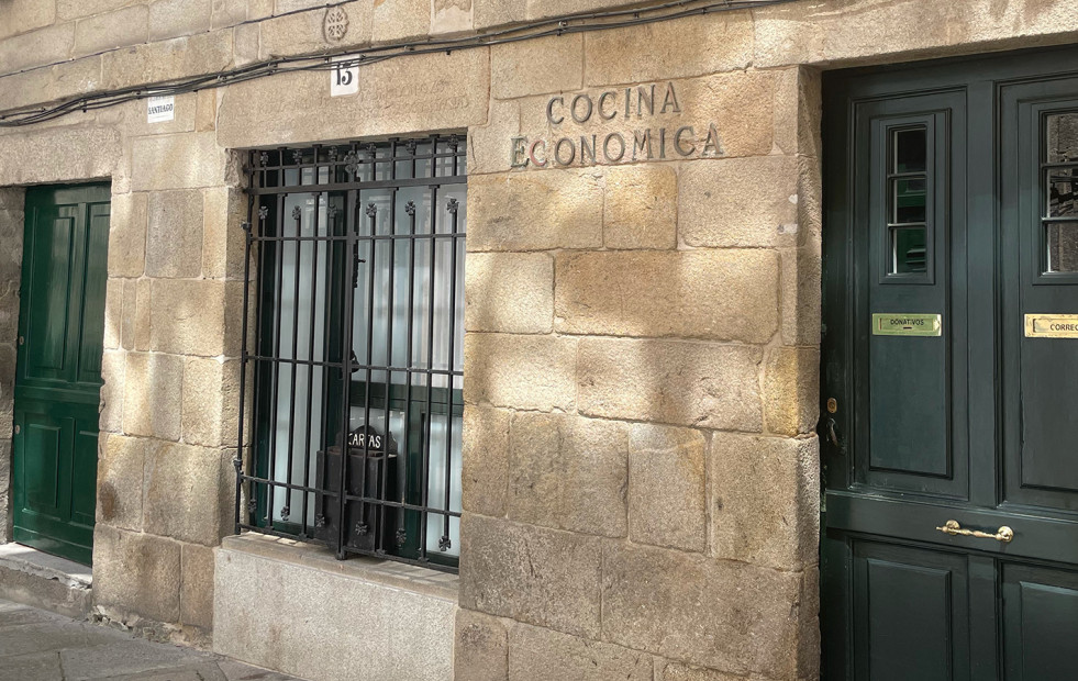 El Concello de Santiago incrementa a 70.000 euros su aportación a la Cocina Económica