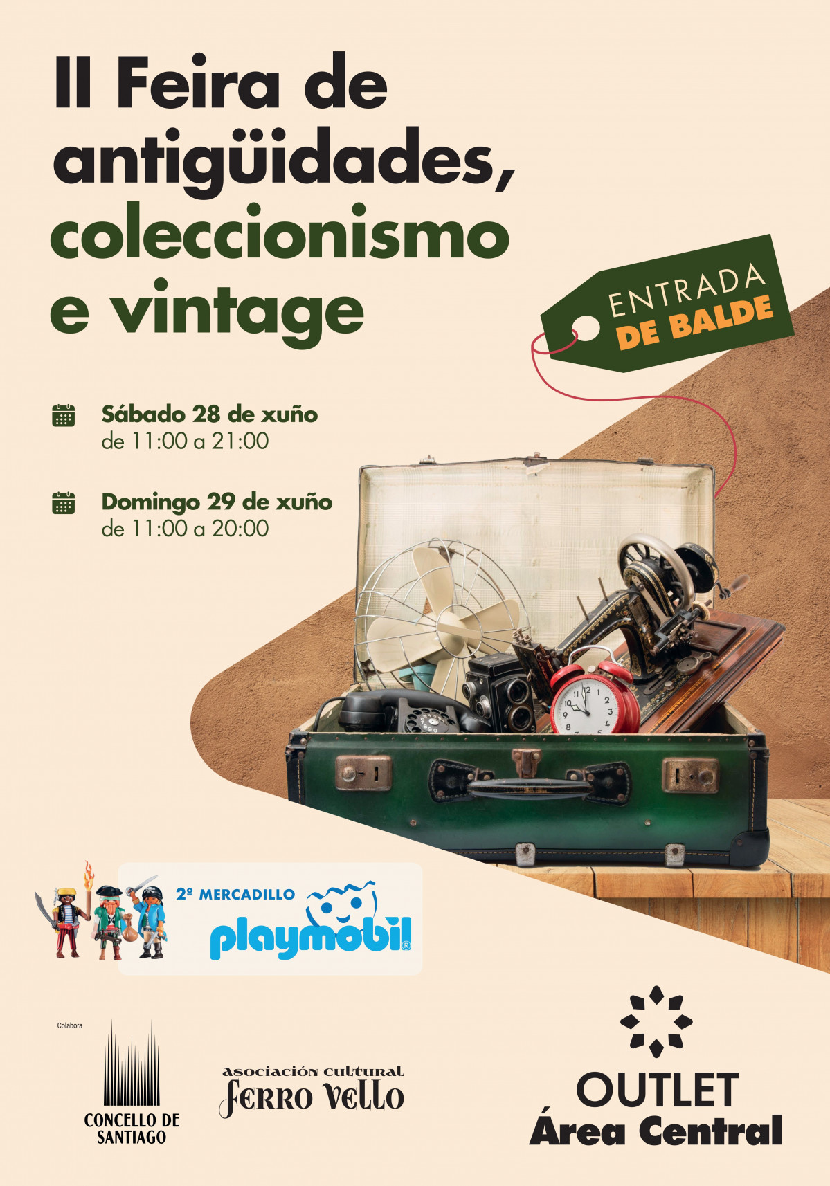 Feira antigu00fcidades, coleccionismo e vintage 28 e 29 de xuu00f1o
