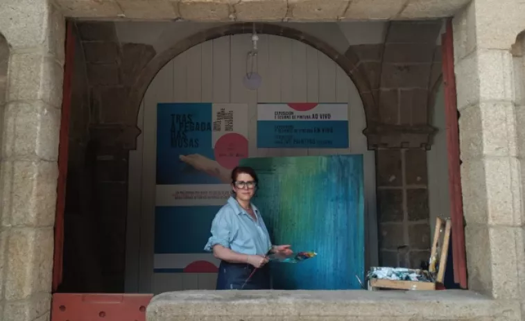 Pintura en directo e presentación literaria: dobre plan cultural en Santiago este 24 de xuño