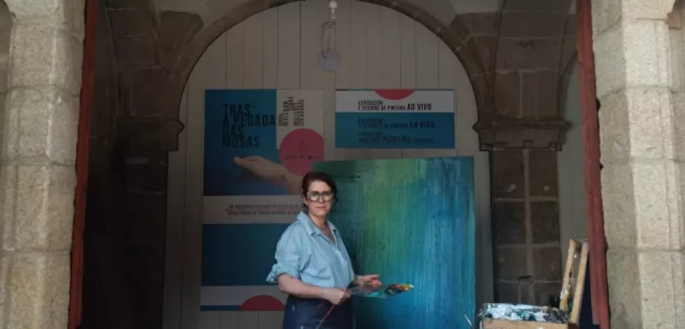 Pintura en directo e presentación literaria: dobre plan cultural en Santiago este 24 de xuño