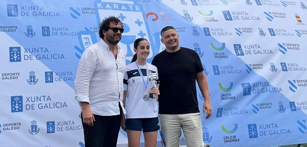 La vecina de Ames Olivia Parga conquista el kárate gallego y pone rumbo a Croacia para competir a nivel mundial