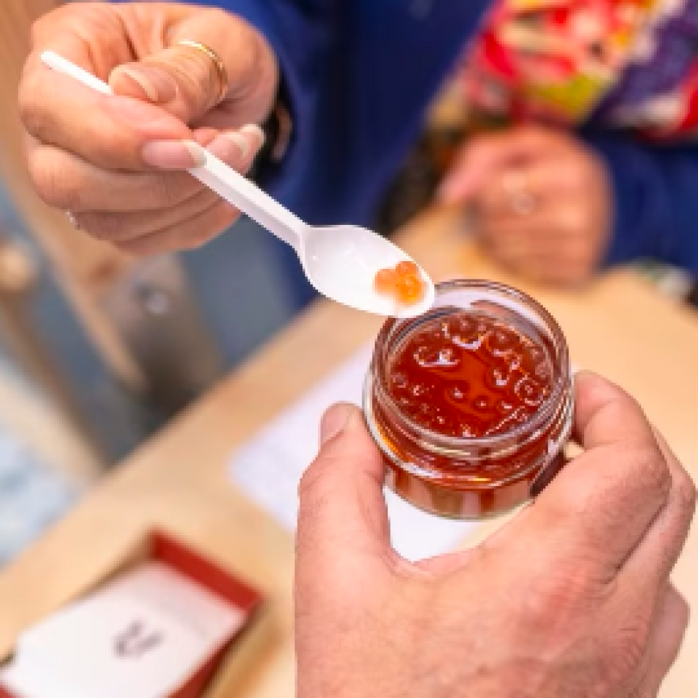 Perlas de vinagre, un producto gourmet elaborado artesanalmente