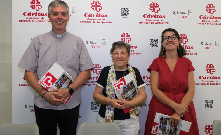 Cáritas Santiago atendió a más de 46.500 personas en 2024 y advierte de la emergencia habitacional como principal foco de exclusión