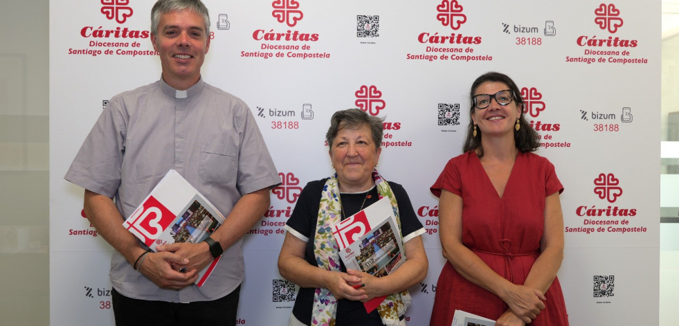Cáritas Santiago atendió a más de 46.500 personas en 2024 y advierte de la emergencia habitacional como principal foco de exclusión
