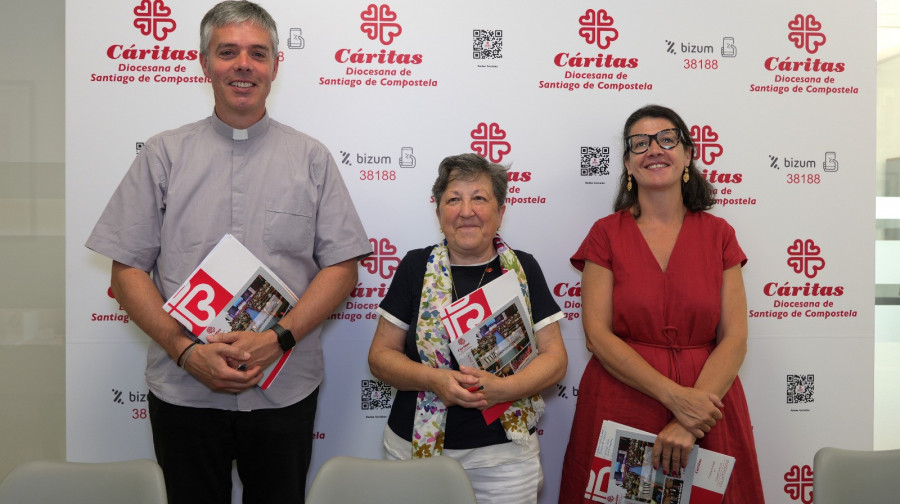 Cáritas Santiago atendió a más de 46.500 personas en 2024 y advierte de la emergencia habitacional como principal foco de exclusión