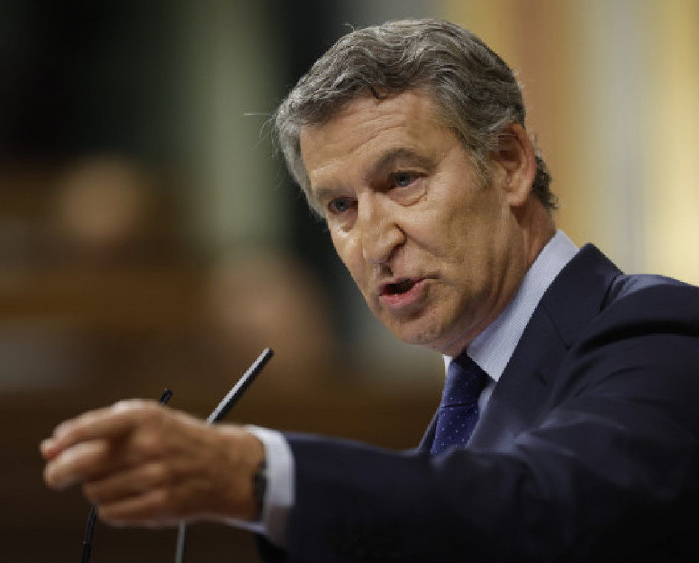 EllderdelPartidoPopularAlbertoNezFeijointervieneduranteelplenodelCongresodelosDiputadosestemircoles.