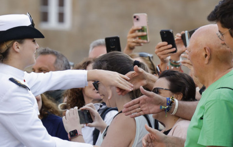 La princesa Leonor recibe la Medalla de Oro de Galicia: 