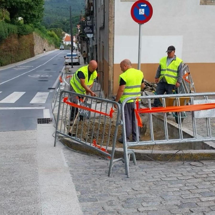 Avanzan las obras de accesibilidad en el Campo de San Clemente tras mejorar la red de pluviales