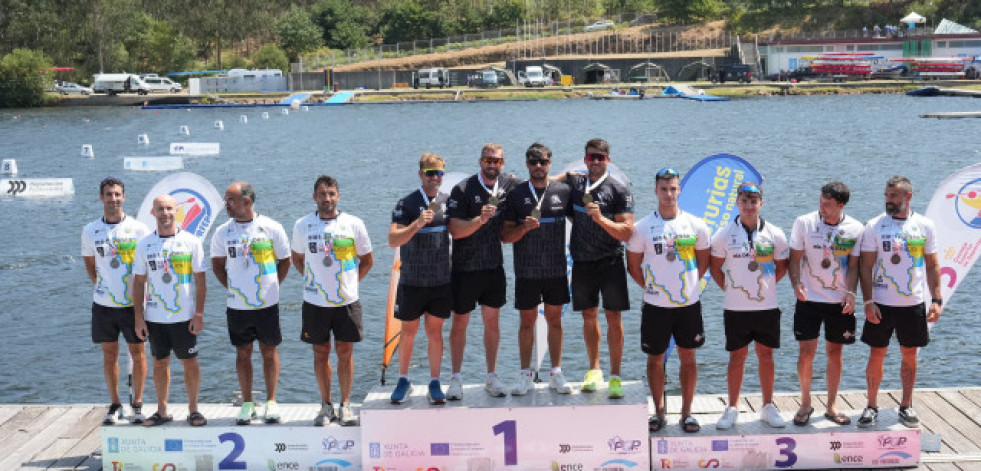 El K4 500 de Arévalo se da un baño de oro en Verducido
