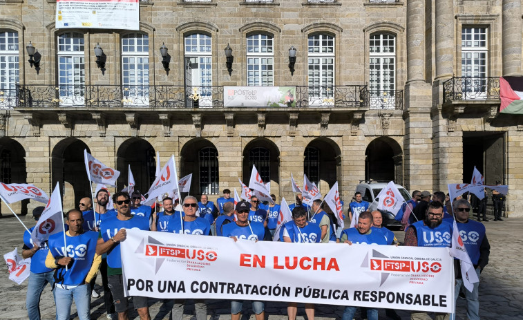 USO tomará acciones legales contra el Concello de Santiago por el impago a vigilantes de seguridad en la UMAD