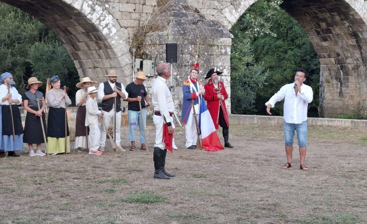 Boqueixón revive a súa memoria histórica coa recreación da Batalla de Ponte Ledesma
