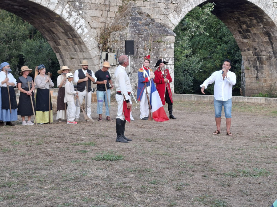 Boqueixón revive a súa memoria histórica coa recreación da Batalla de Ponte Ledesma