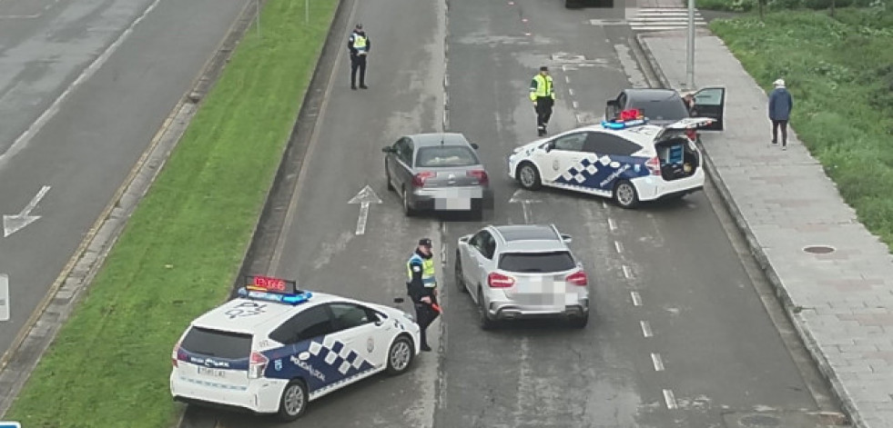 Detenido en Lugo por conducir ebrio y drogado un coche robado
