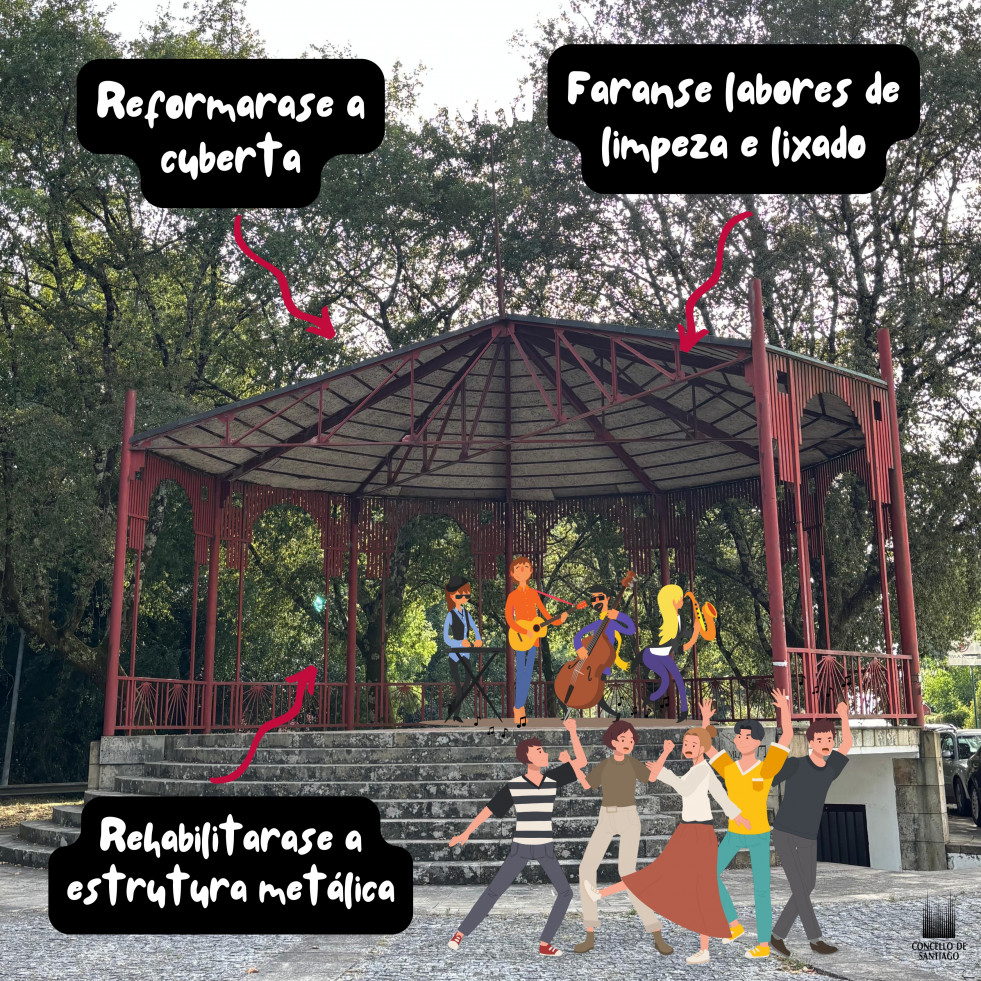O palco da música de Lavacolla someterase a unha reforma este setembro
