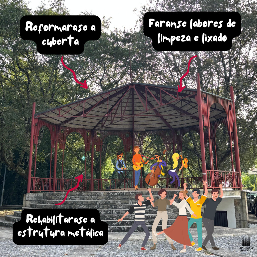 O palco da música de Lavacolla someterase a unha reforma este setembro